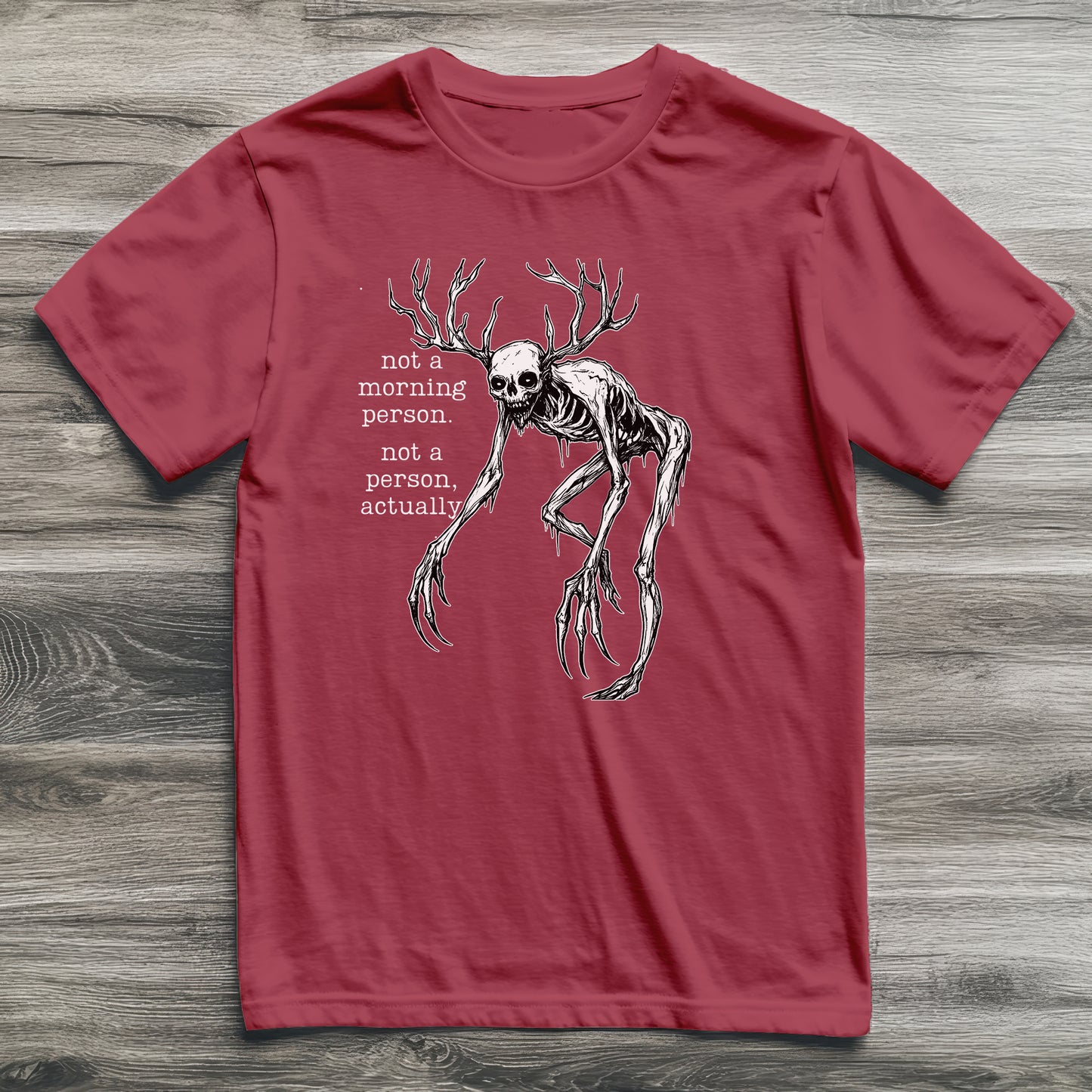 Wendigo Not A Morning Person Cryptid T-Shirt