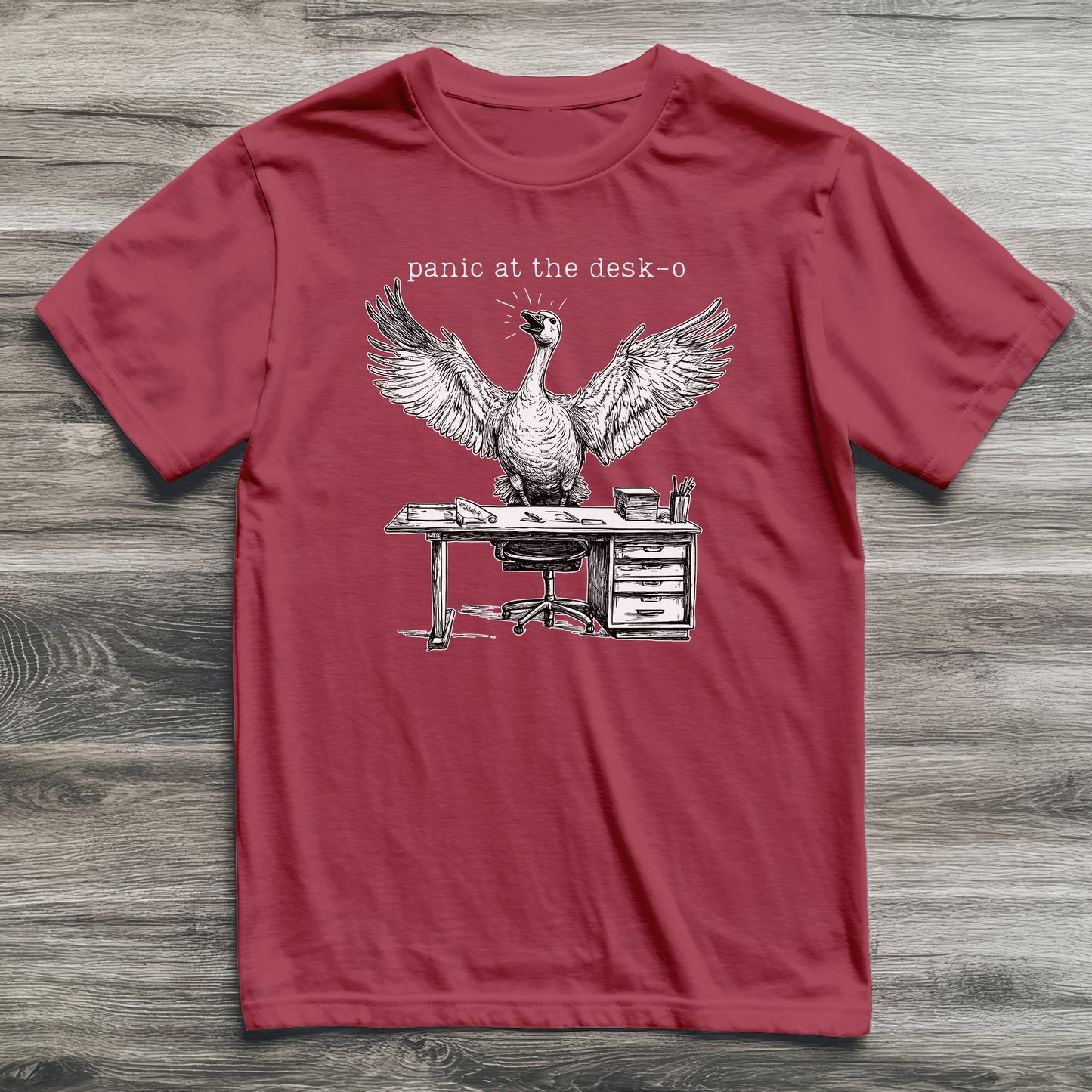 Panic At the Desk-o Goose T-Shirt