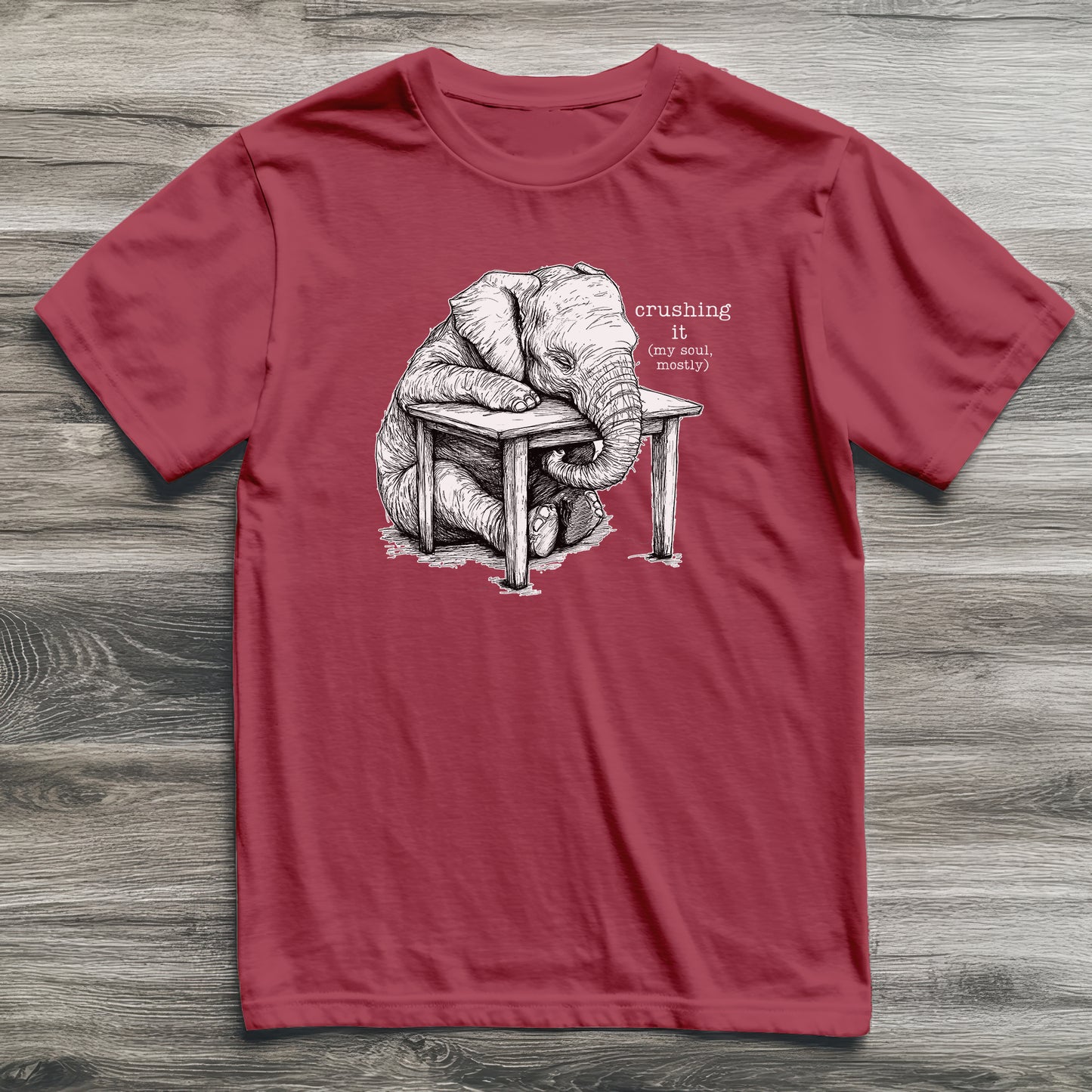 Crushing It Elephant T-Shirt