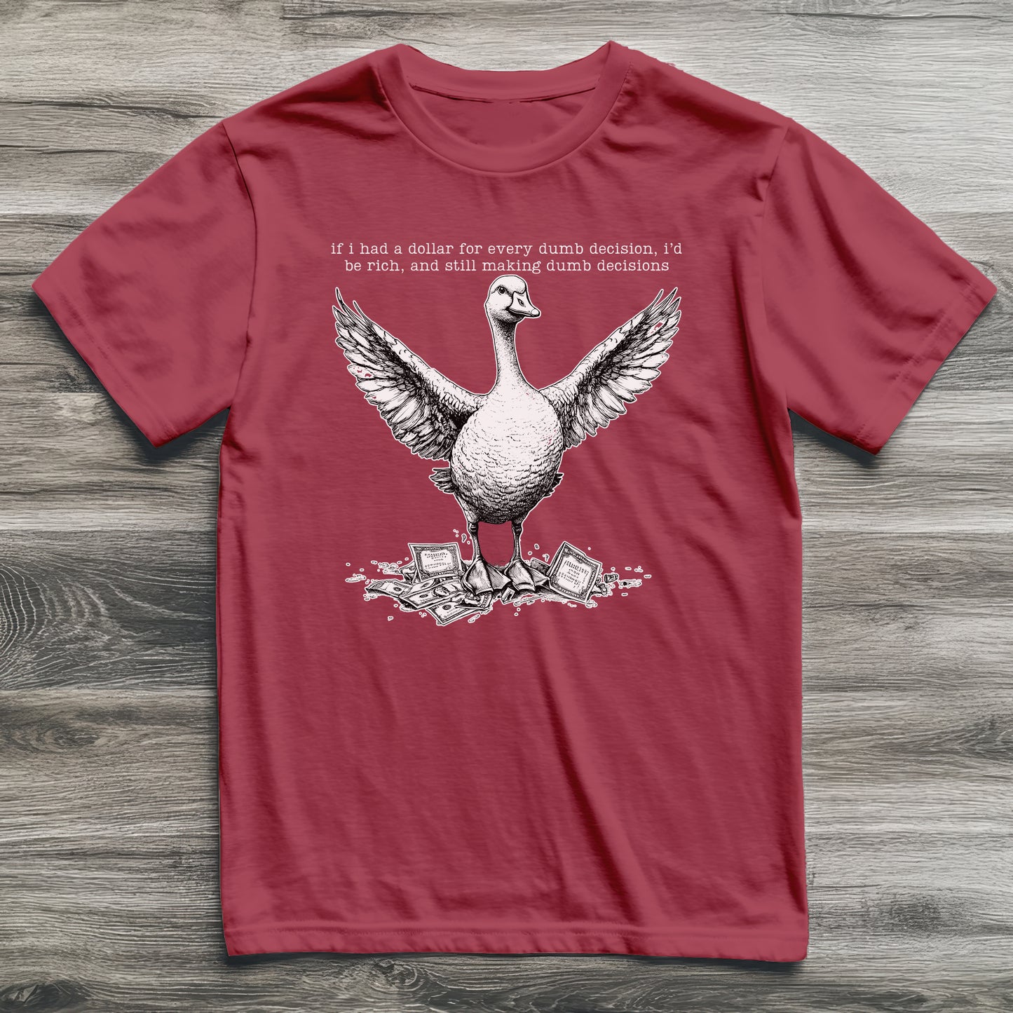Dumb Decisions Goose T-Shirt