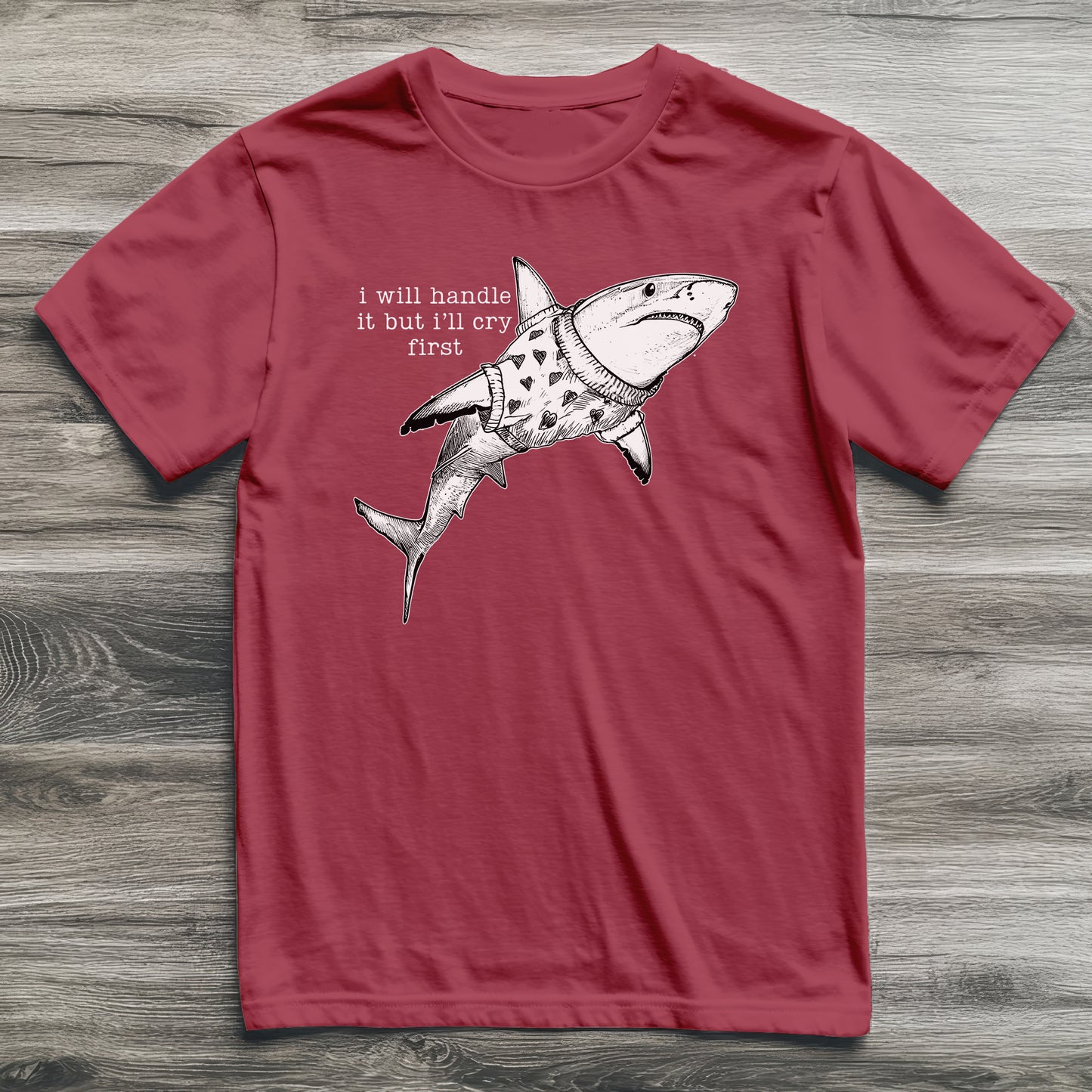 Cry First Shark T-Shirt