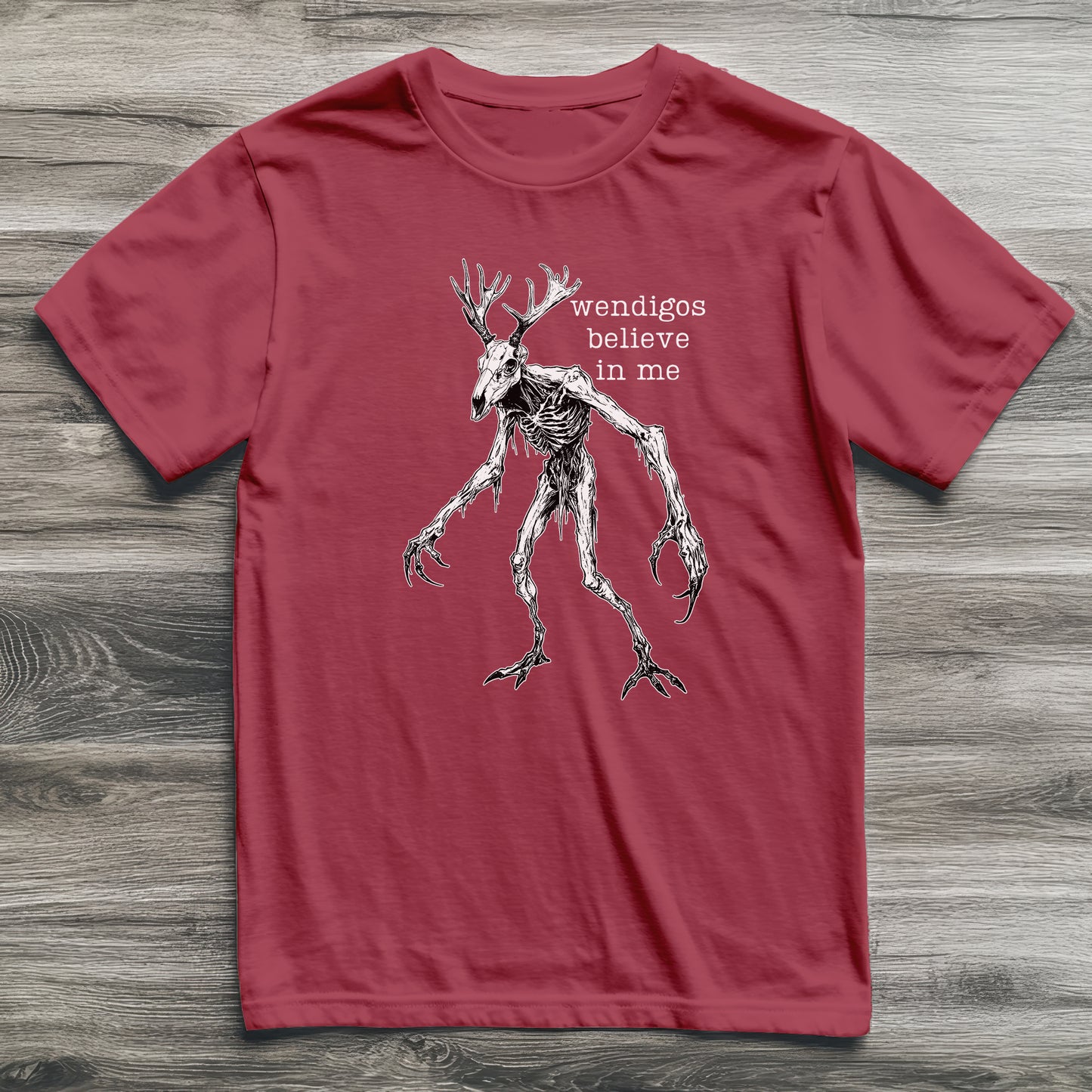 Wendigo Believes In Me Cryptid T-Shirt