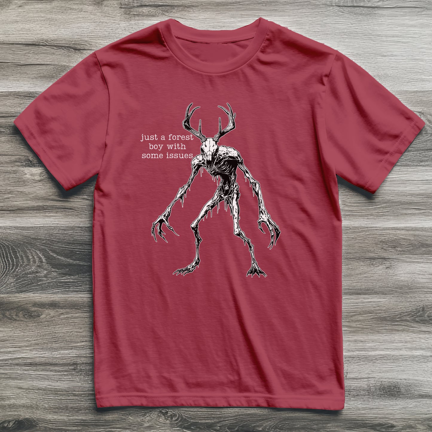 Wendigo Just a Forest Boy Cryptid T-Shirt