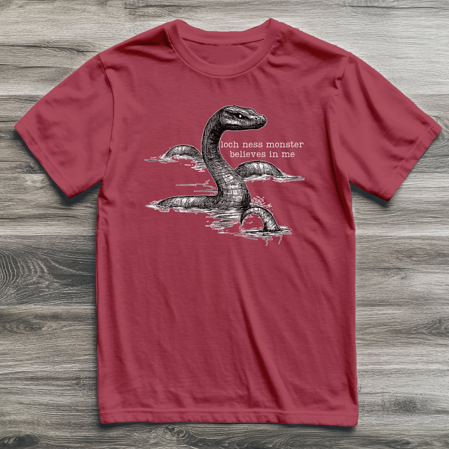 Loch Ness Monster Believes In Me Cryptid T-Shirt