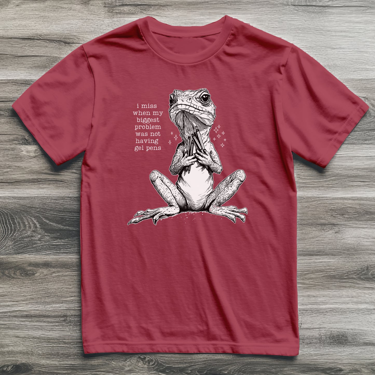 Gel Pen Lizard T-Shirt