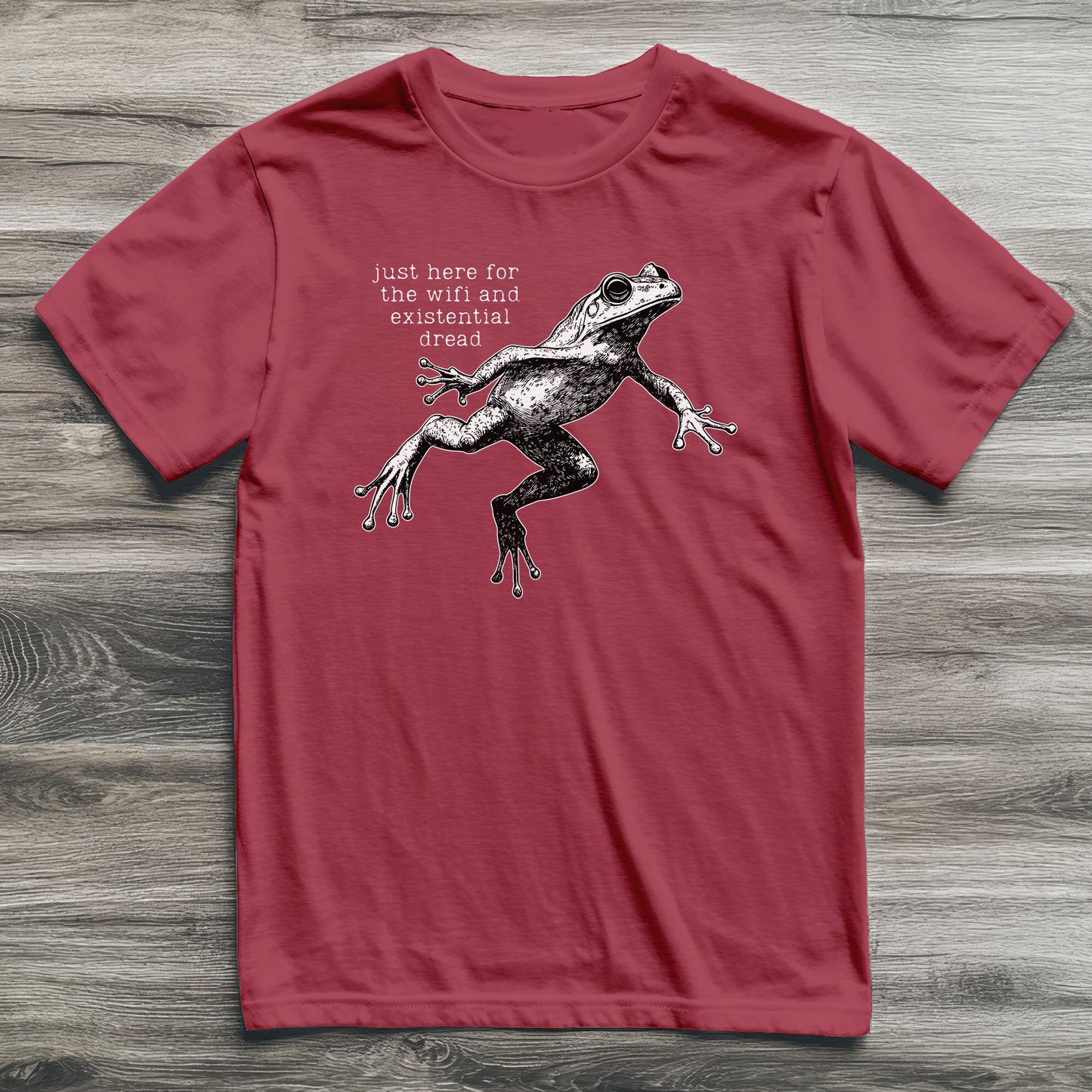 Here For The Wifi Frog T-Shirt