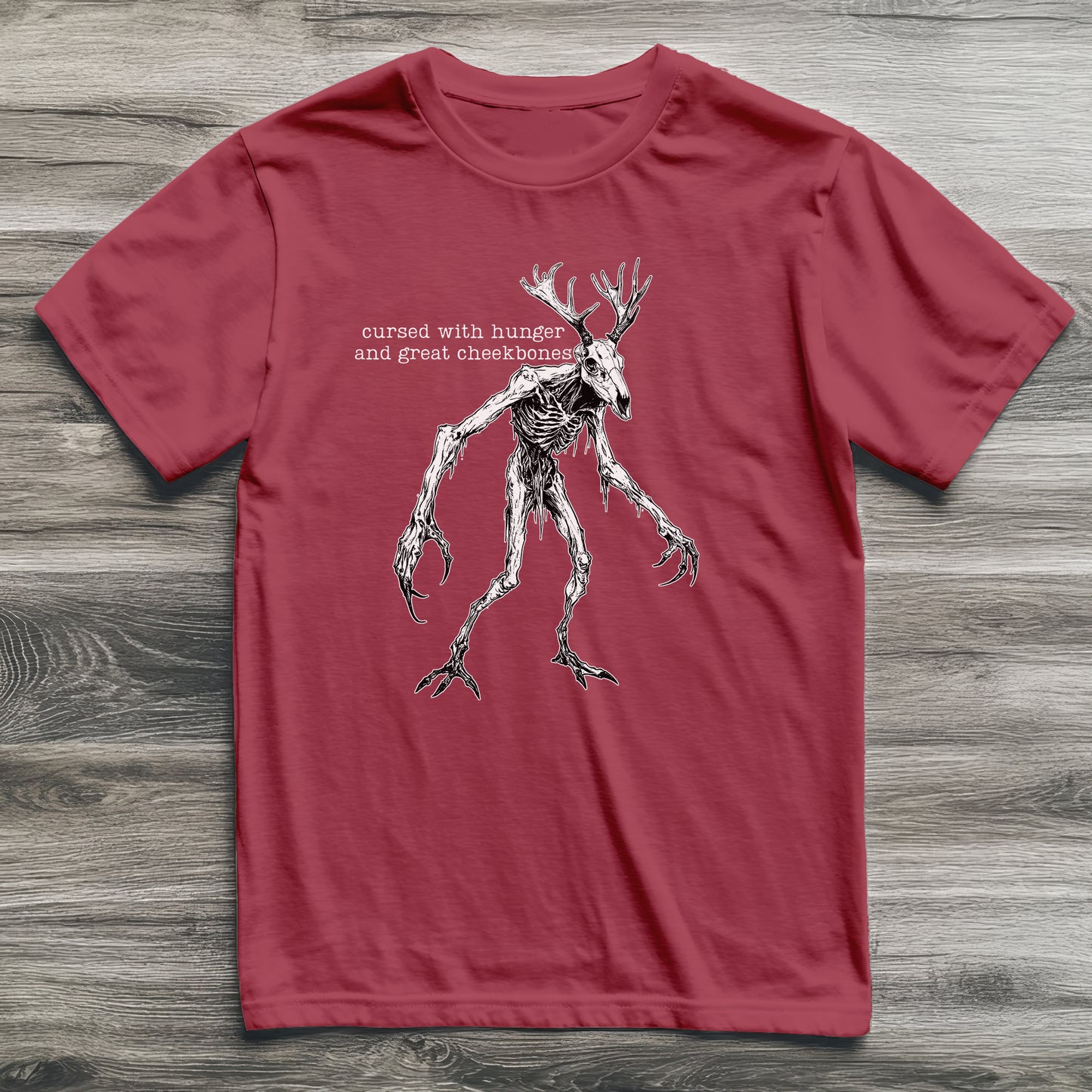 Wendigo Great Cheekbones Cryptid T-Shirt