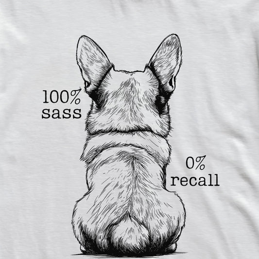 100% Sass Corgi T-Shirt