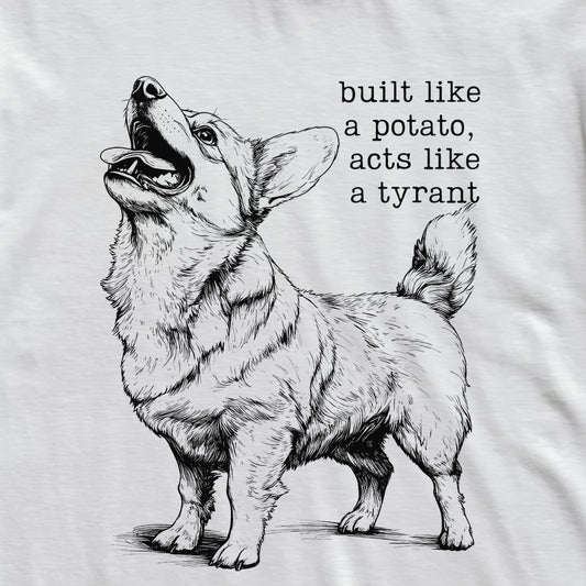 Built Like A Potato Corgi T-Shirt