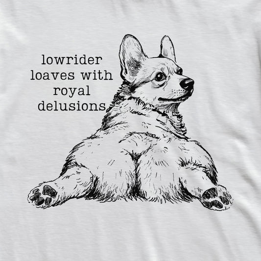 Lowrider Delusions Corgi T-Shirt