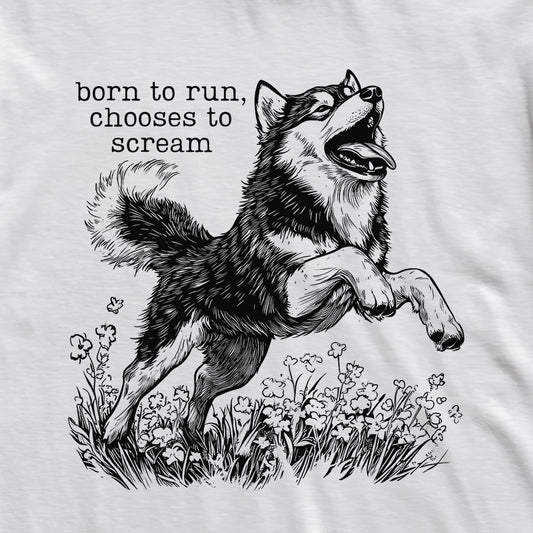 Born To Run Husky T-Shirt
