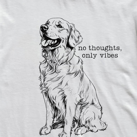 Only Vibes Golden Retriever T-Shirt