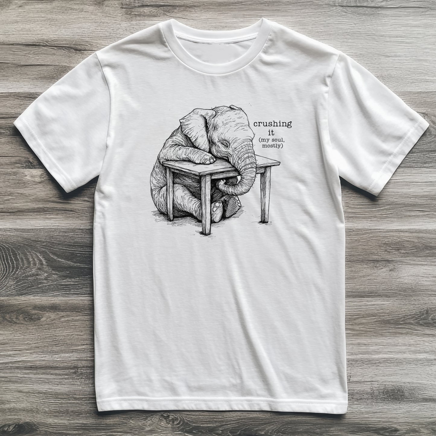 Crushing It Elephant T-Shirt
