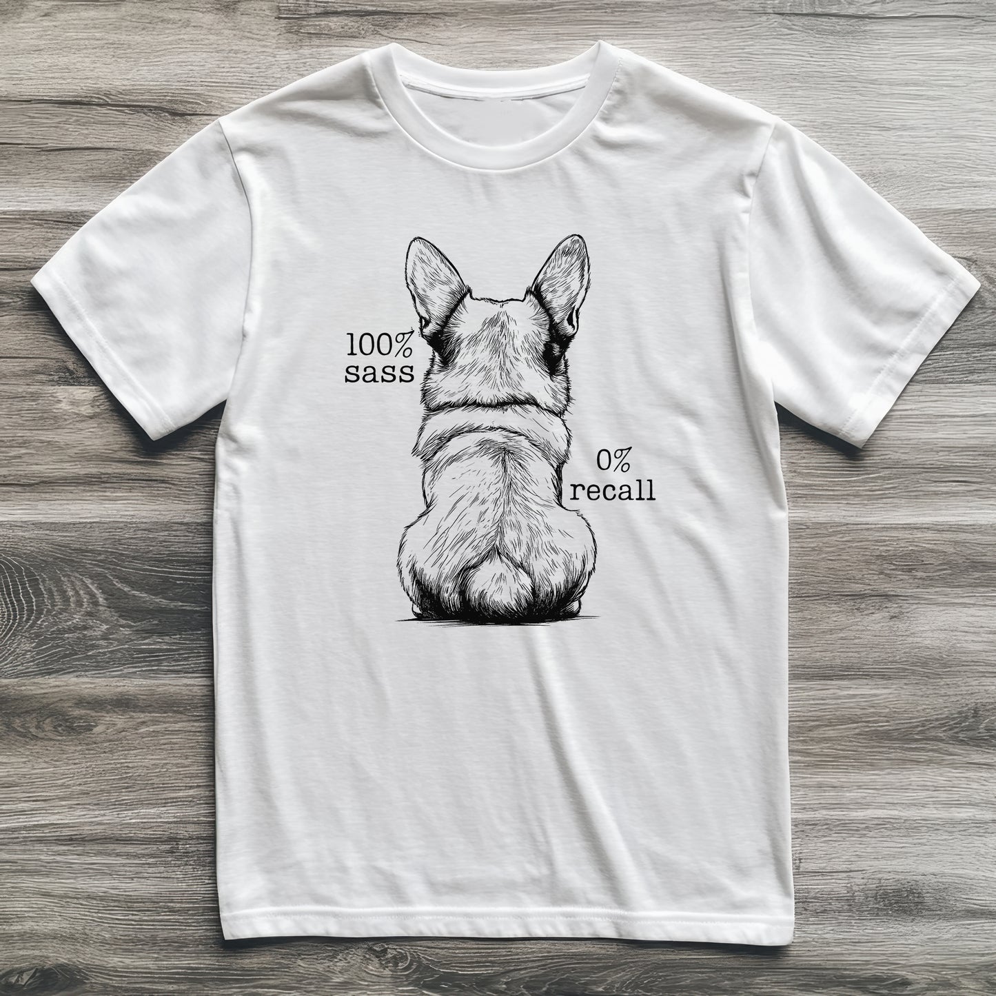 100% Sass Corgi T-Shirt