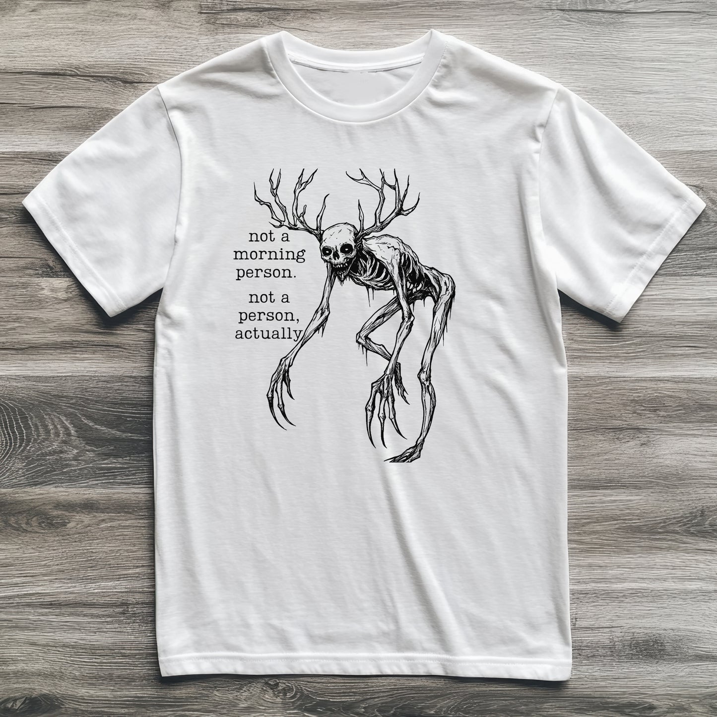 Wendigo Not A Morning Person Cryptid T-Shirt