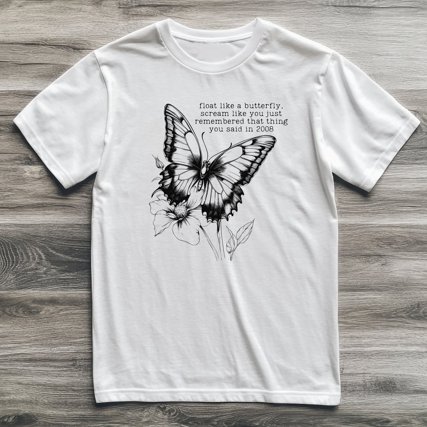 Screaming Butterfly T-Shirt