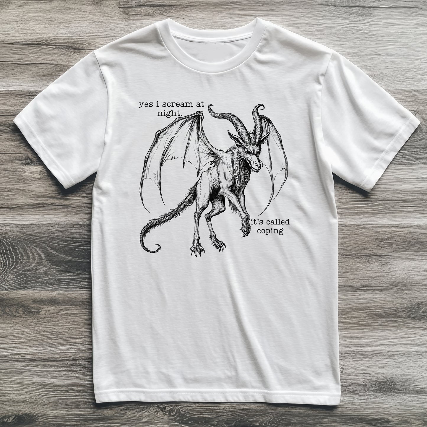 Jersey Devil It's Called Coping Cryptid T-Shirt
