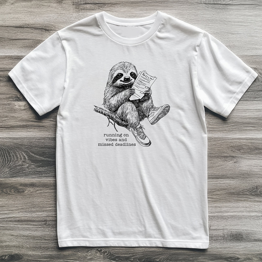 Missed Deadlines Sloth T-Shirt