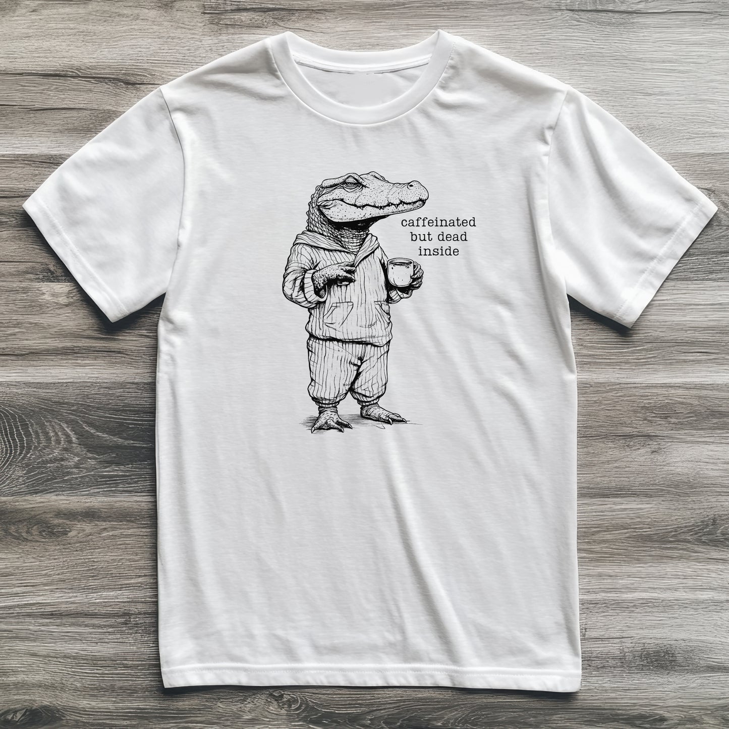 Caffeinated Croc T-Shirt