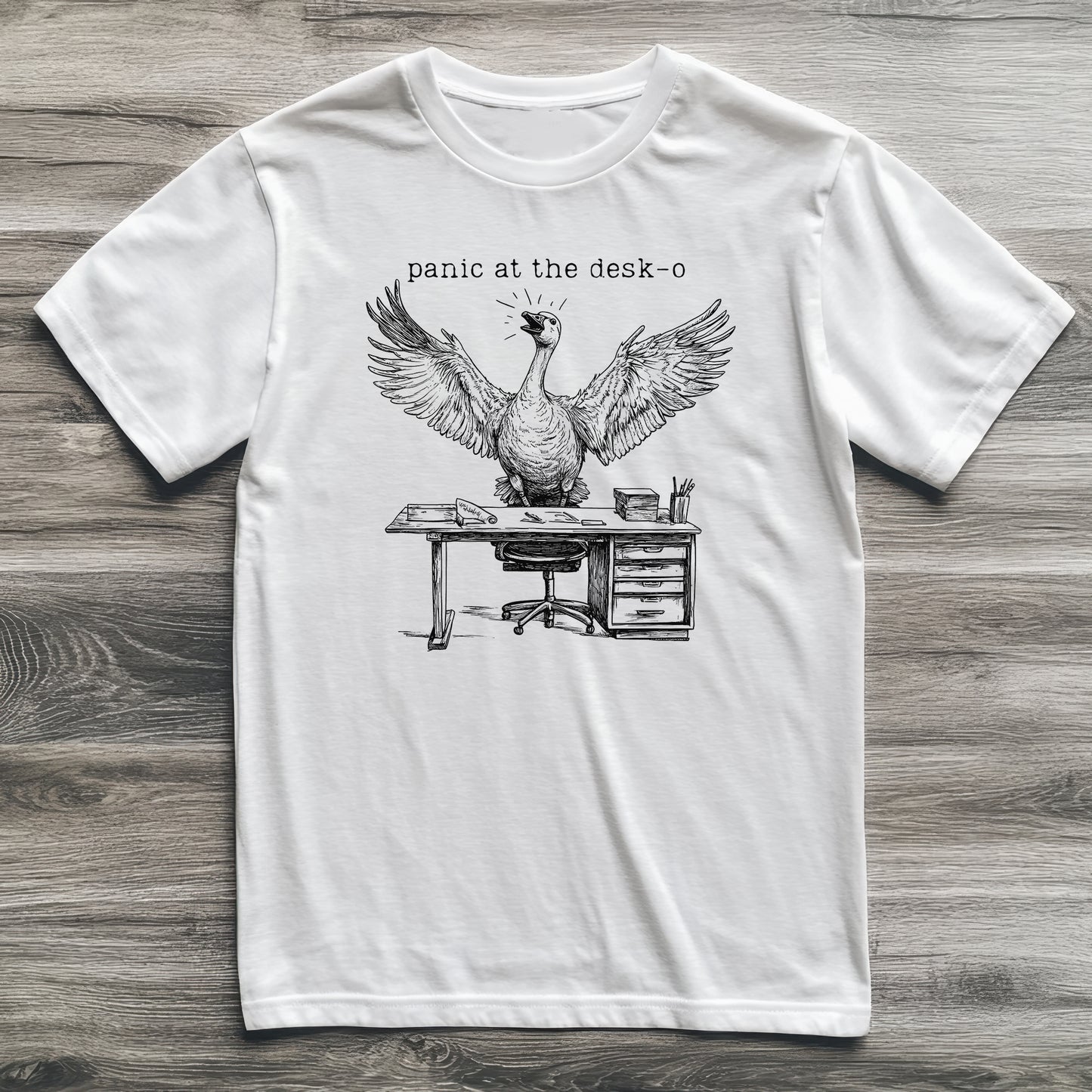 Panic At the Desk-o Goose T-Shirt