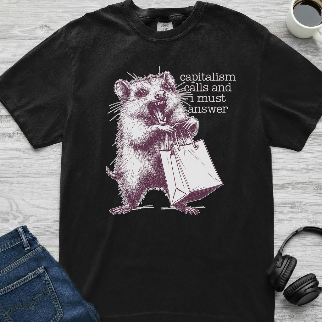 Capitalism Possum T-Shirt