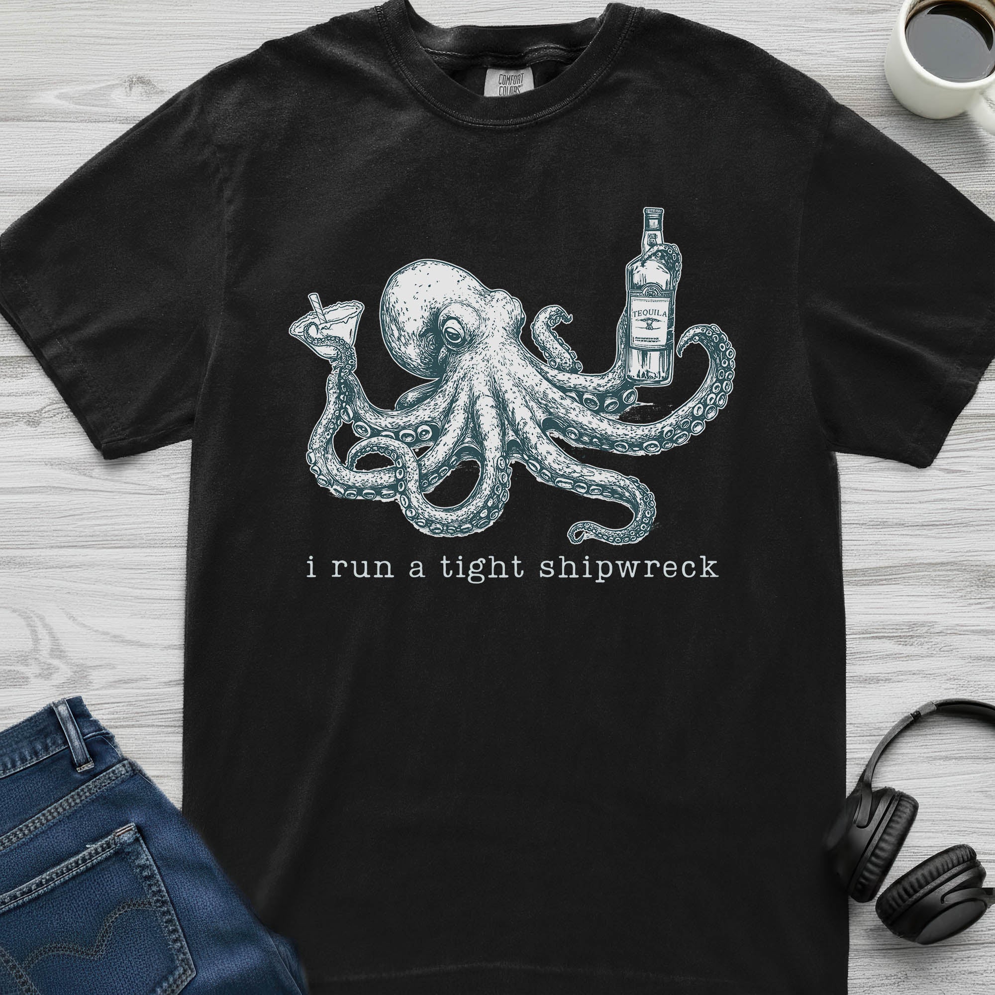 Octopus Shipwreck T-Shirt
