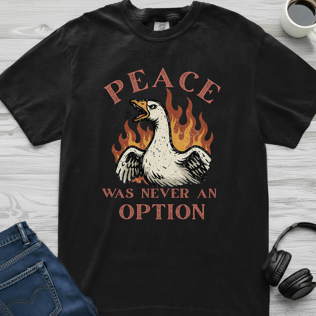 No Peace Goose T-Shirt