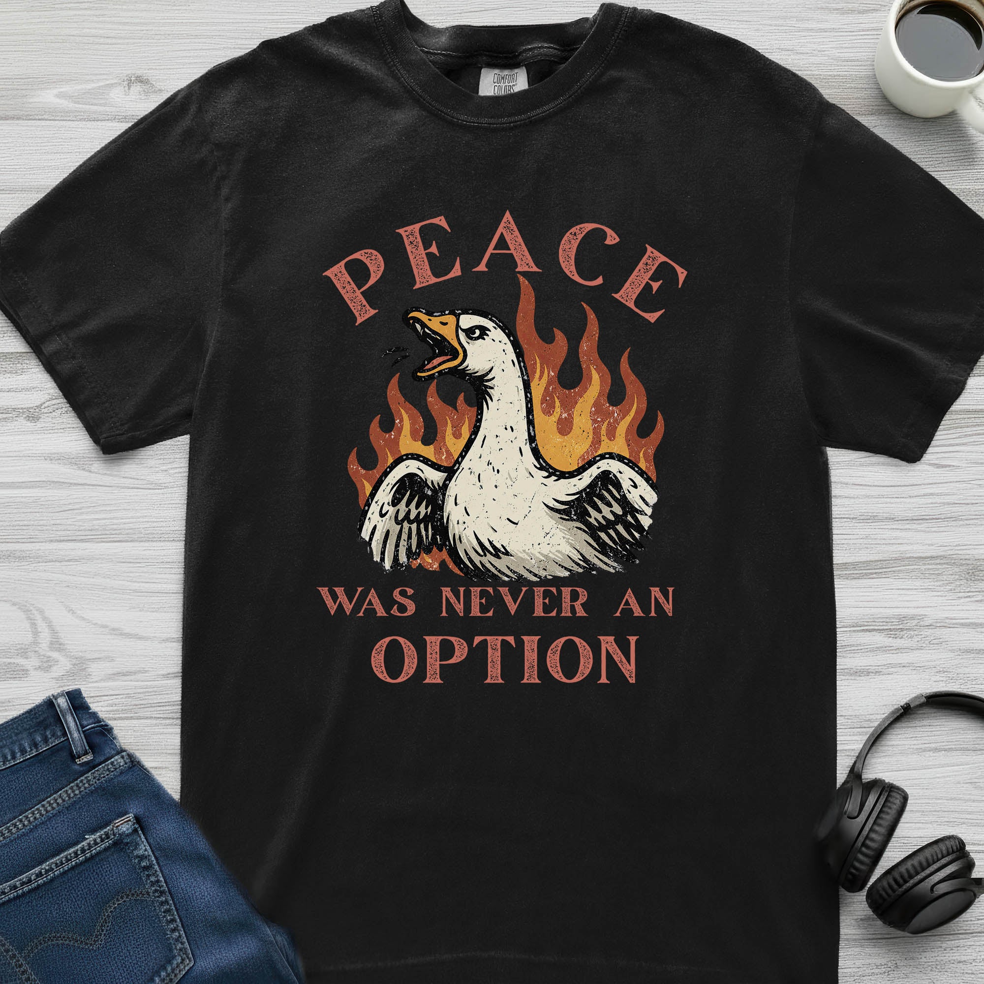 No Peace Goose T-Shirt