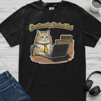 Emotionally Clocked Out Cat T-Shirt