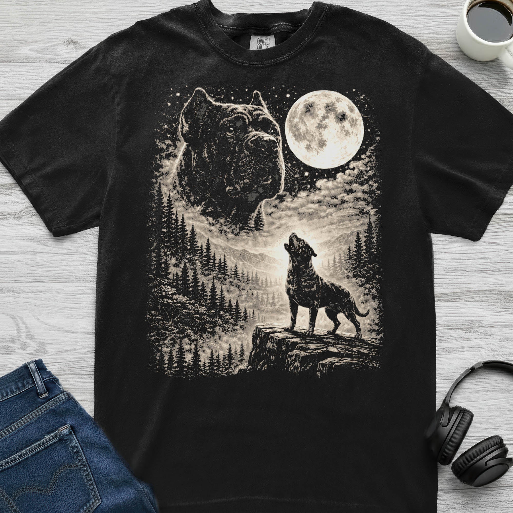 Cane Corso Moon T-Shirt