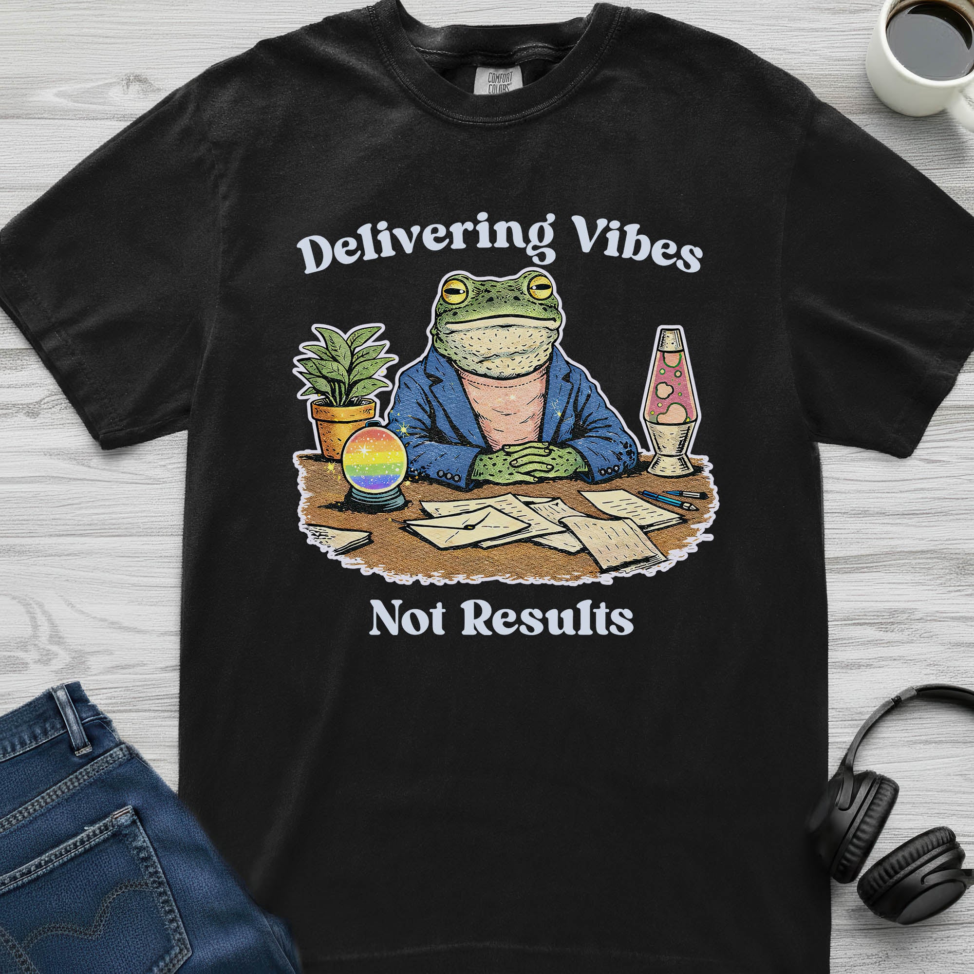 Vibes Not Results Frog T-Shirt