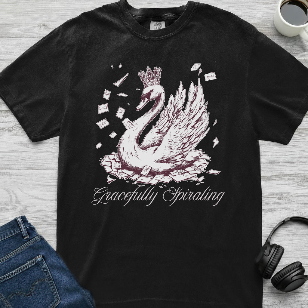 Spiraling Swan T-Shirt