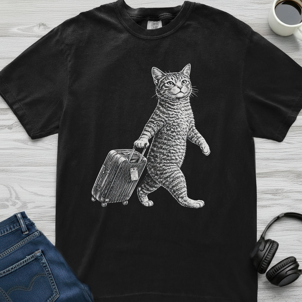 Cat Luggage T-Shirt