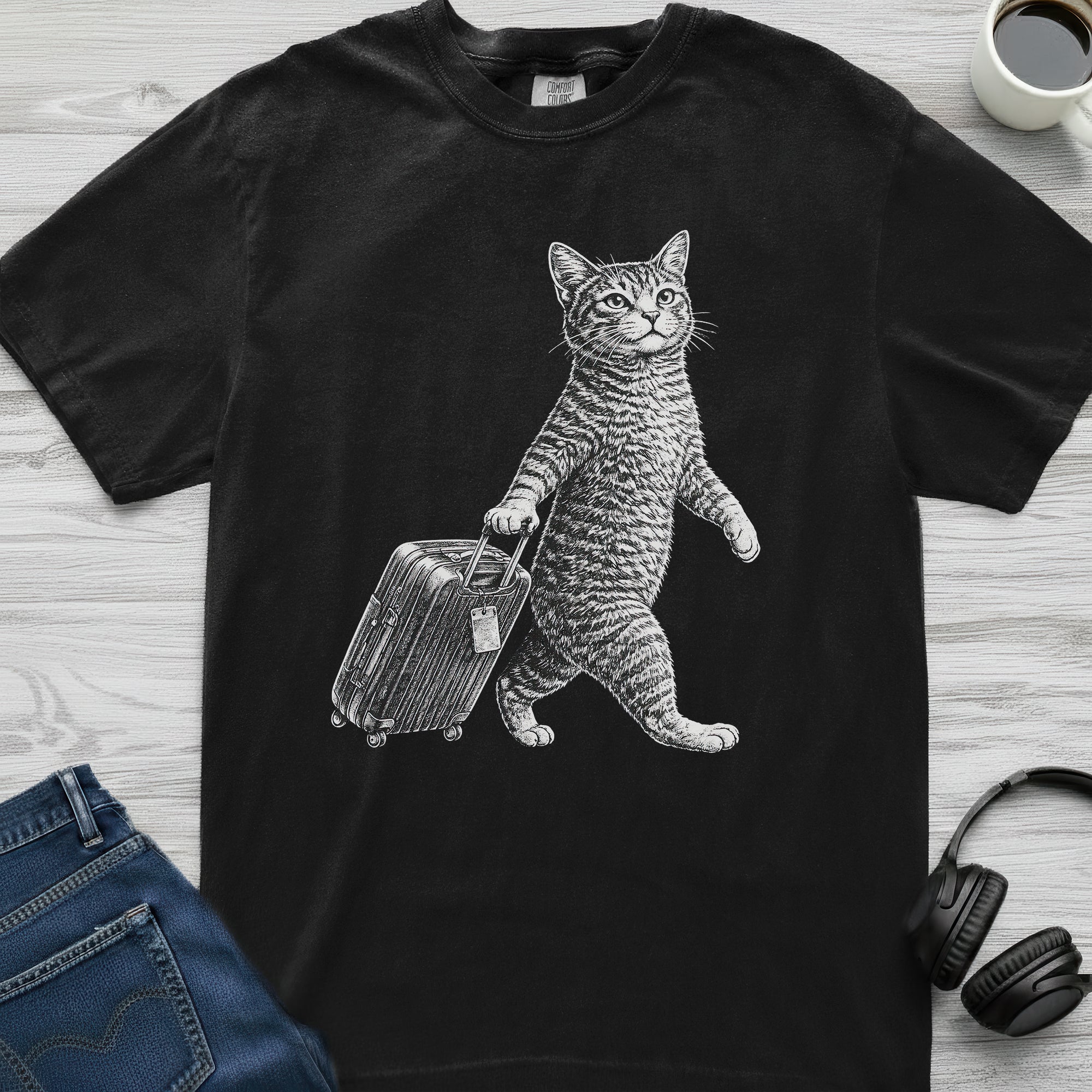 Cat Luggage T-Shirt