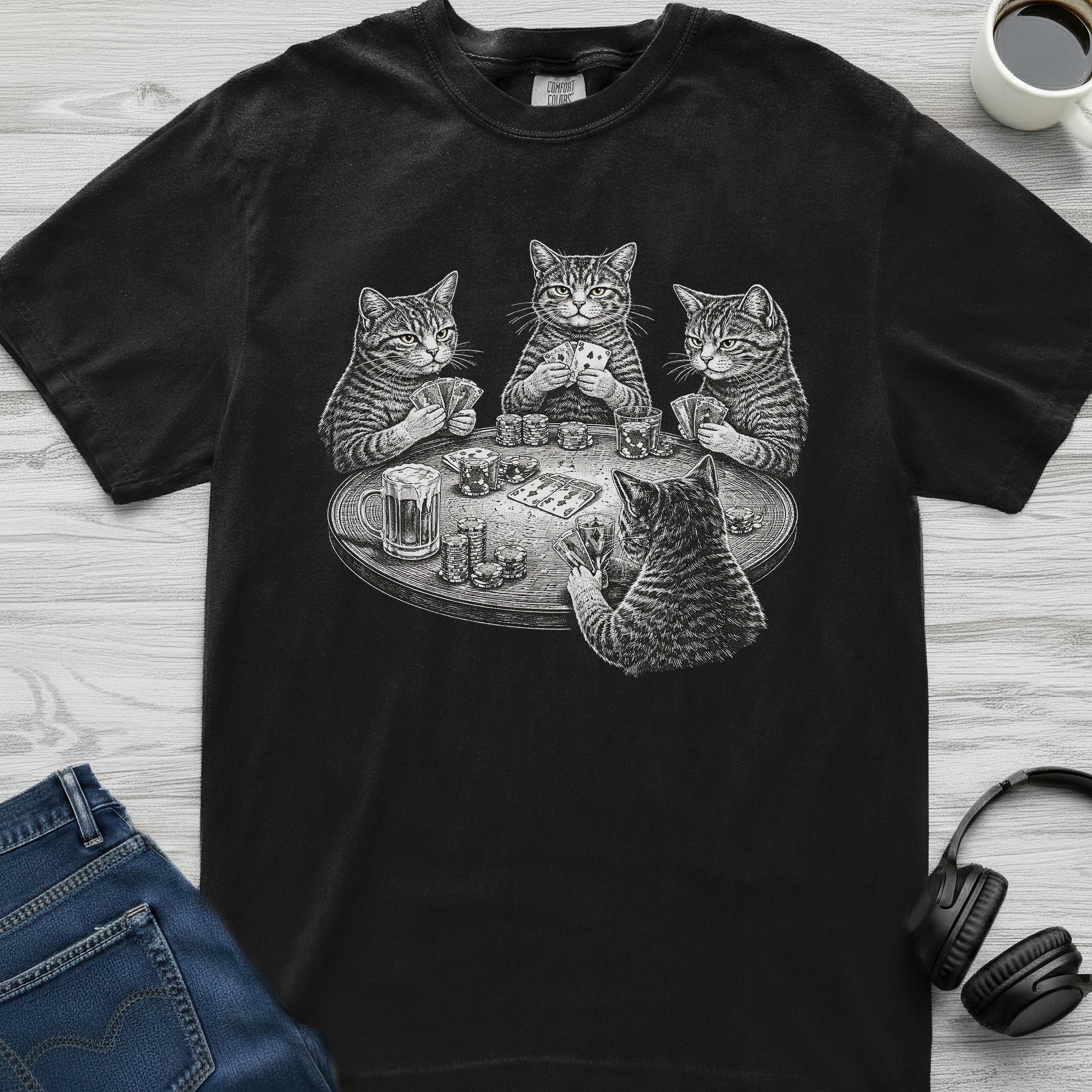Poker Cats T-Shirt