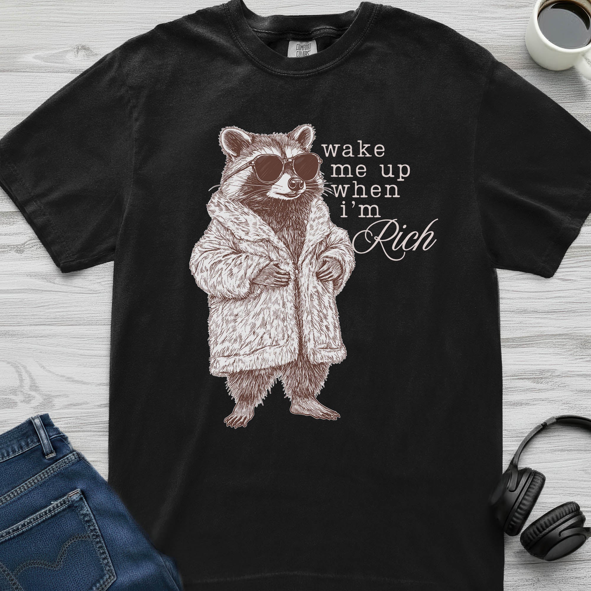 Rich Raccoon T-Shirt
