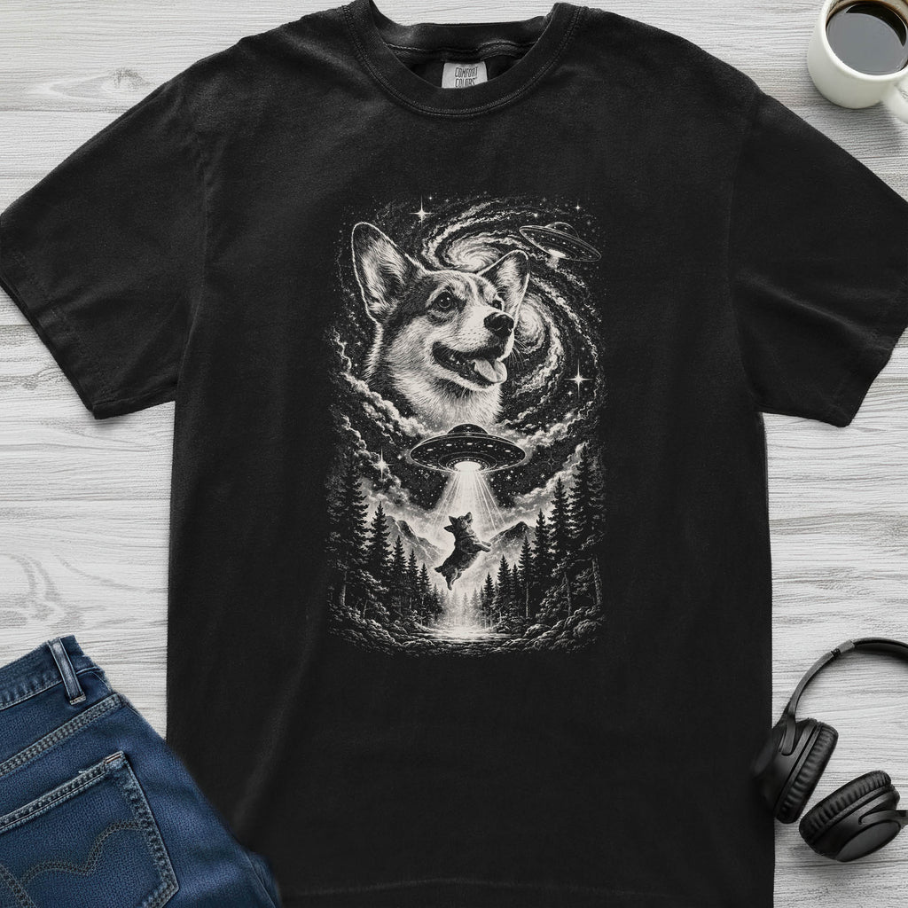 Corgi UFO T-Shirt