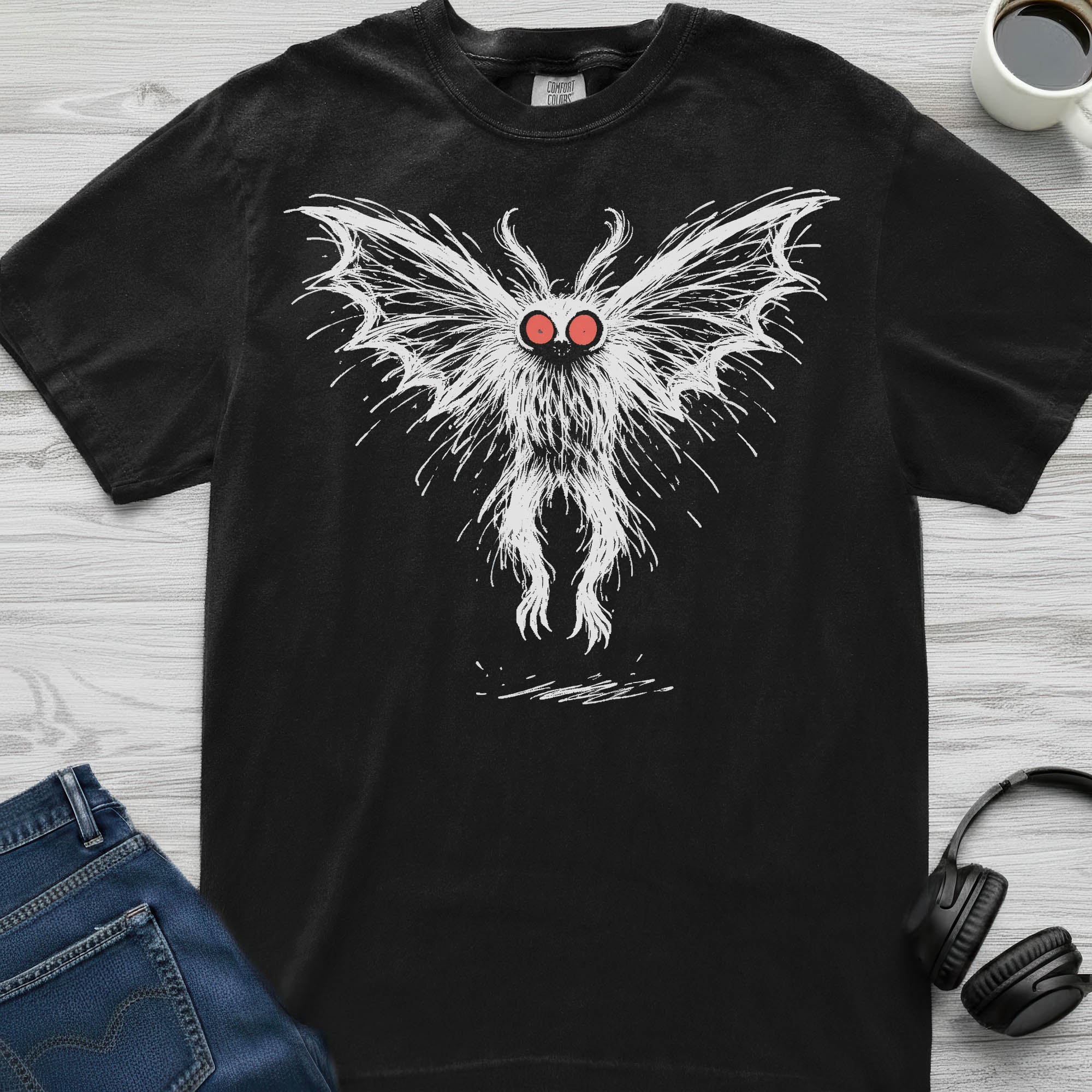 Mothman Scribble T-Shirt