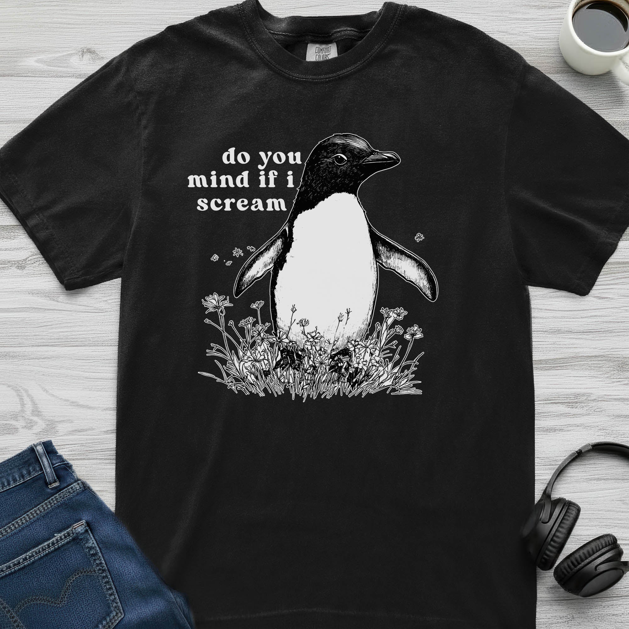 Penguin Scream T-Shirt