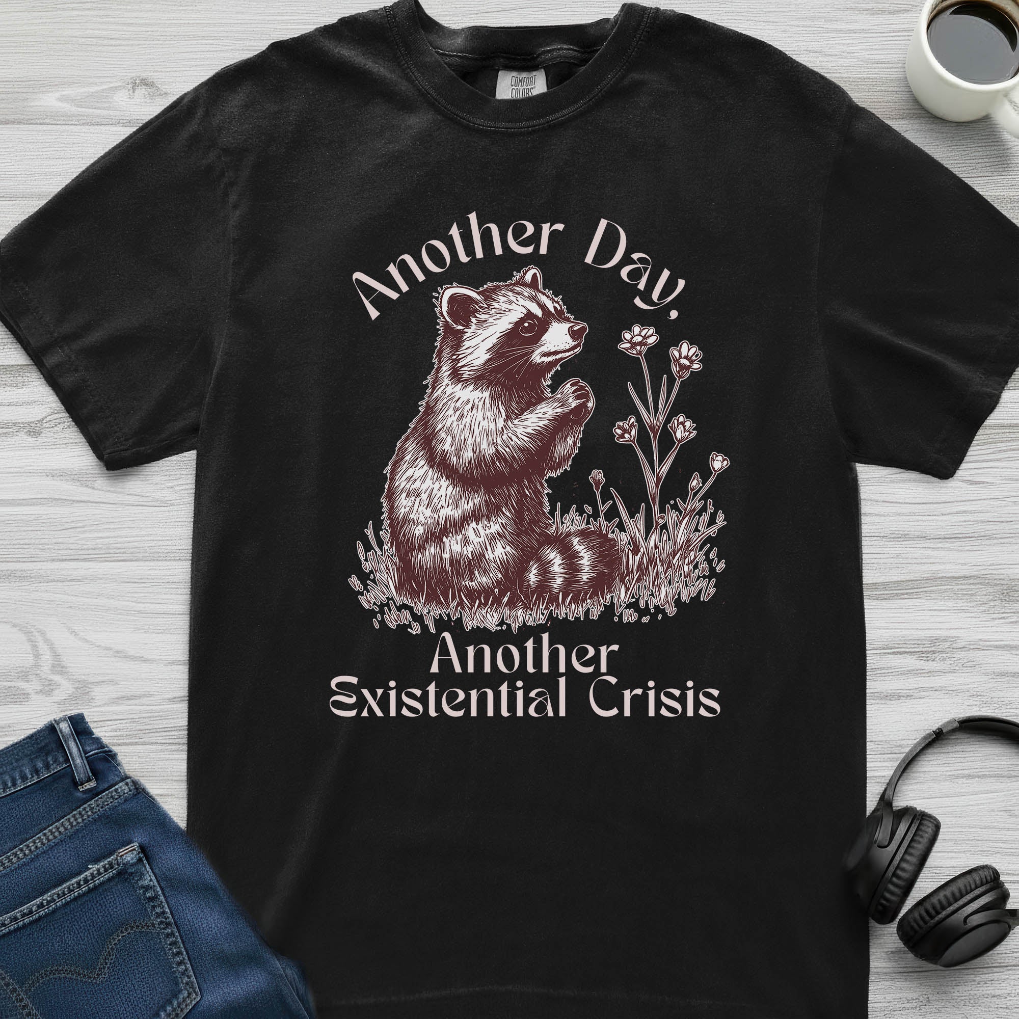 Existential Crisis Raccoon T-Shirt