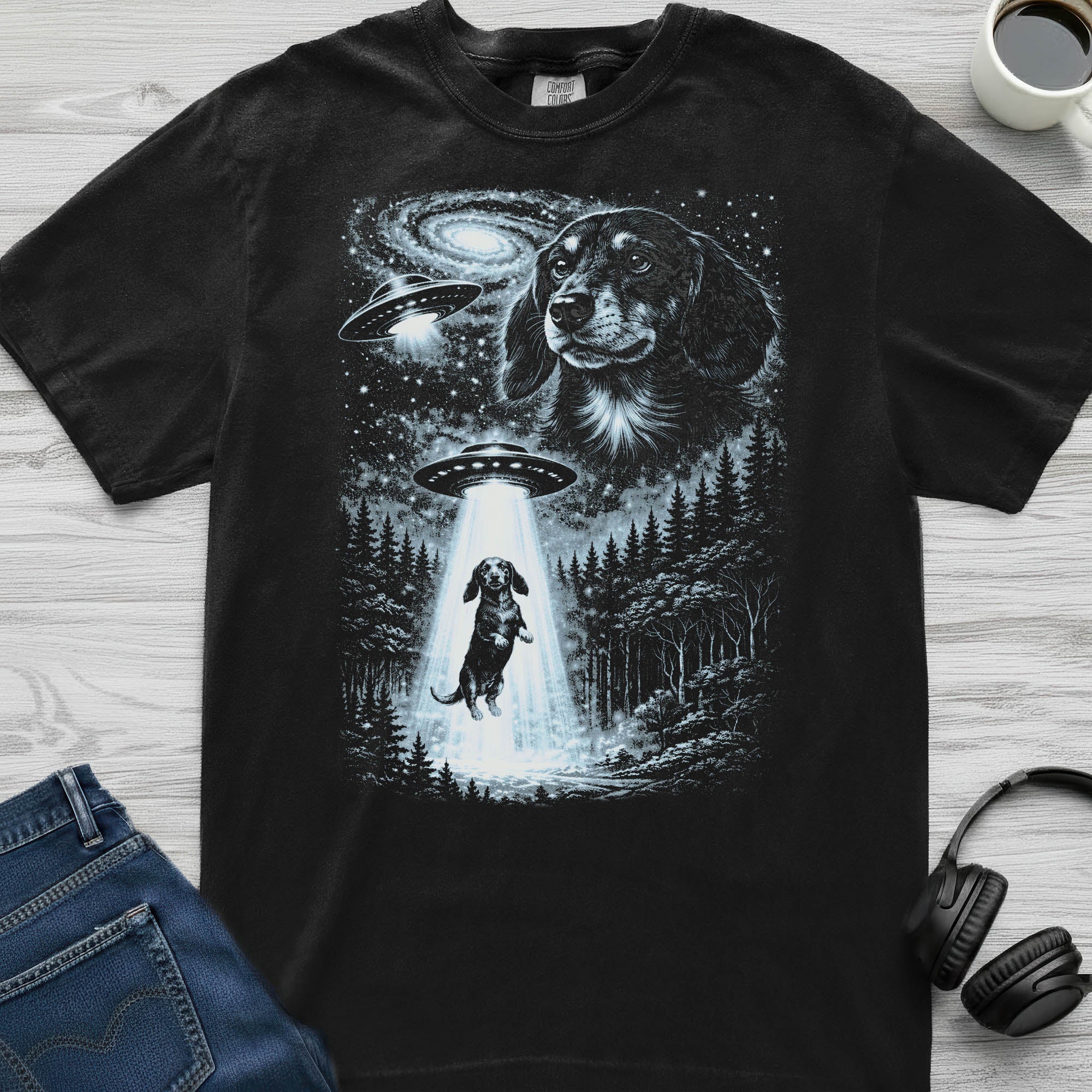 Dachshund UFO T-Shirt