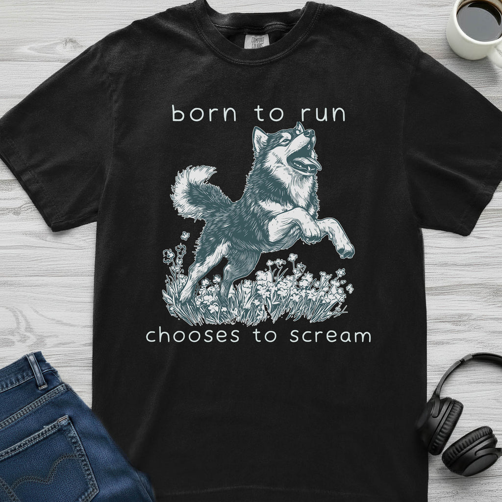 Born To Run Husky T-Shirt