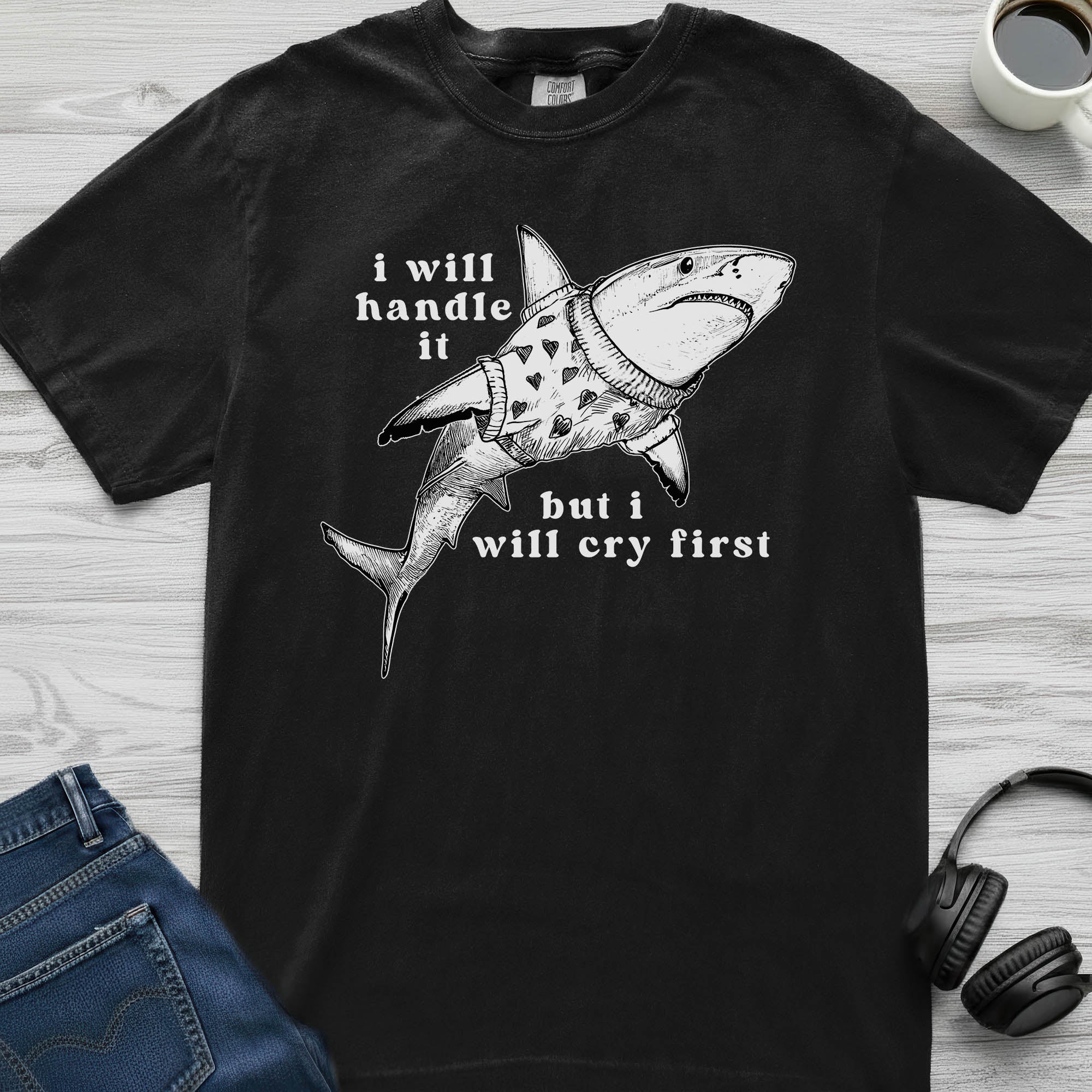 Shark Cry First T-Shirt
