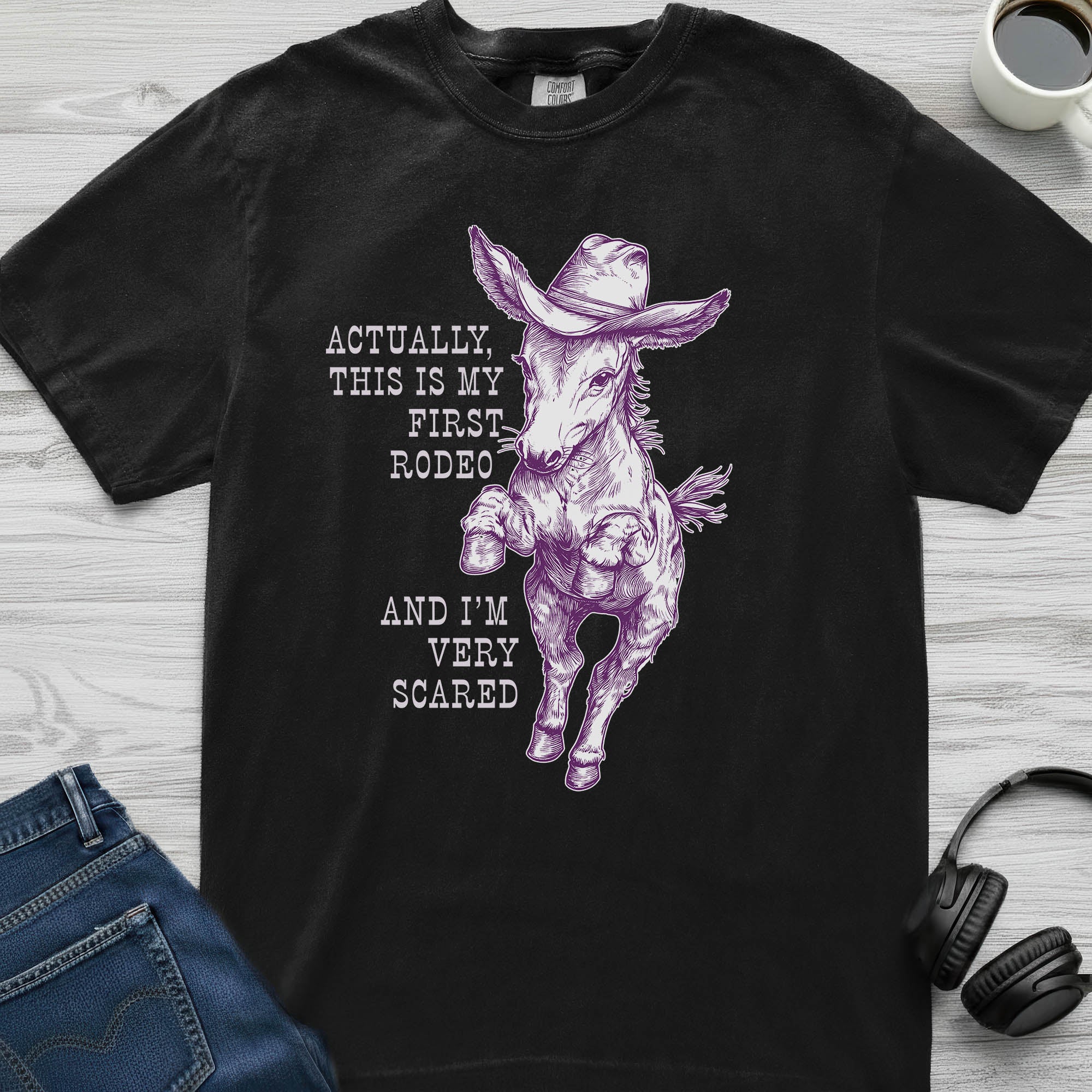 First Rodeo Donkey T-Shirt