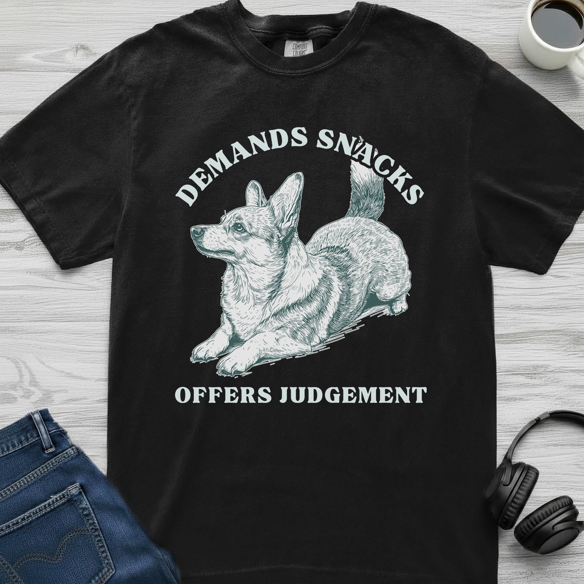 Demanding Corgi T-Shirt