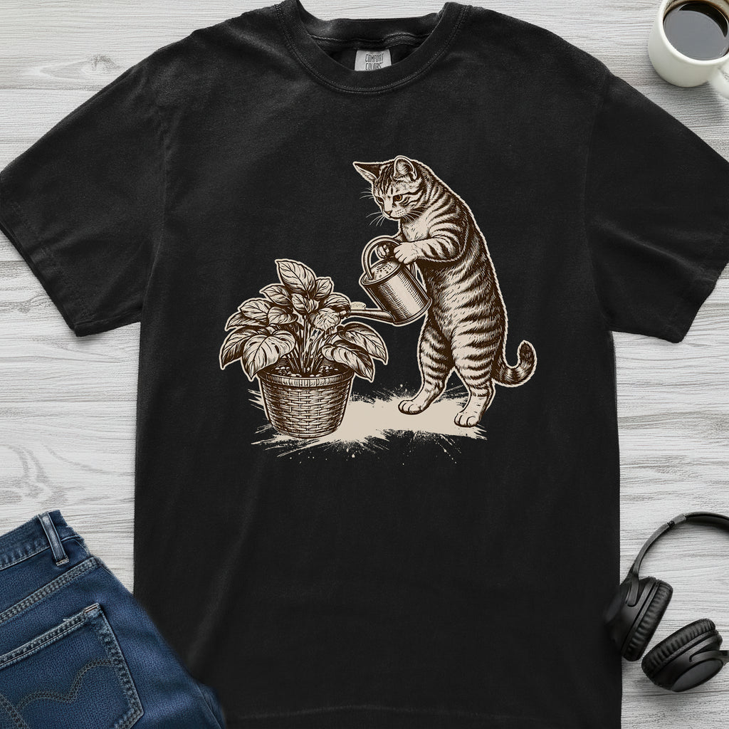 Houseplant Cat T-Shirt