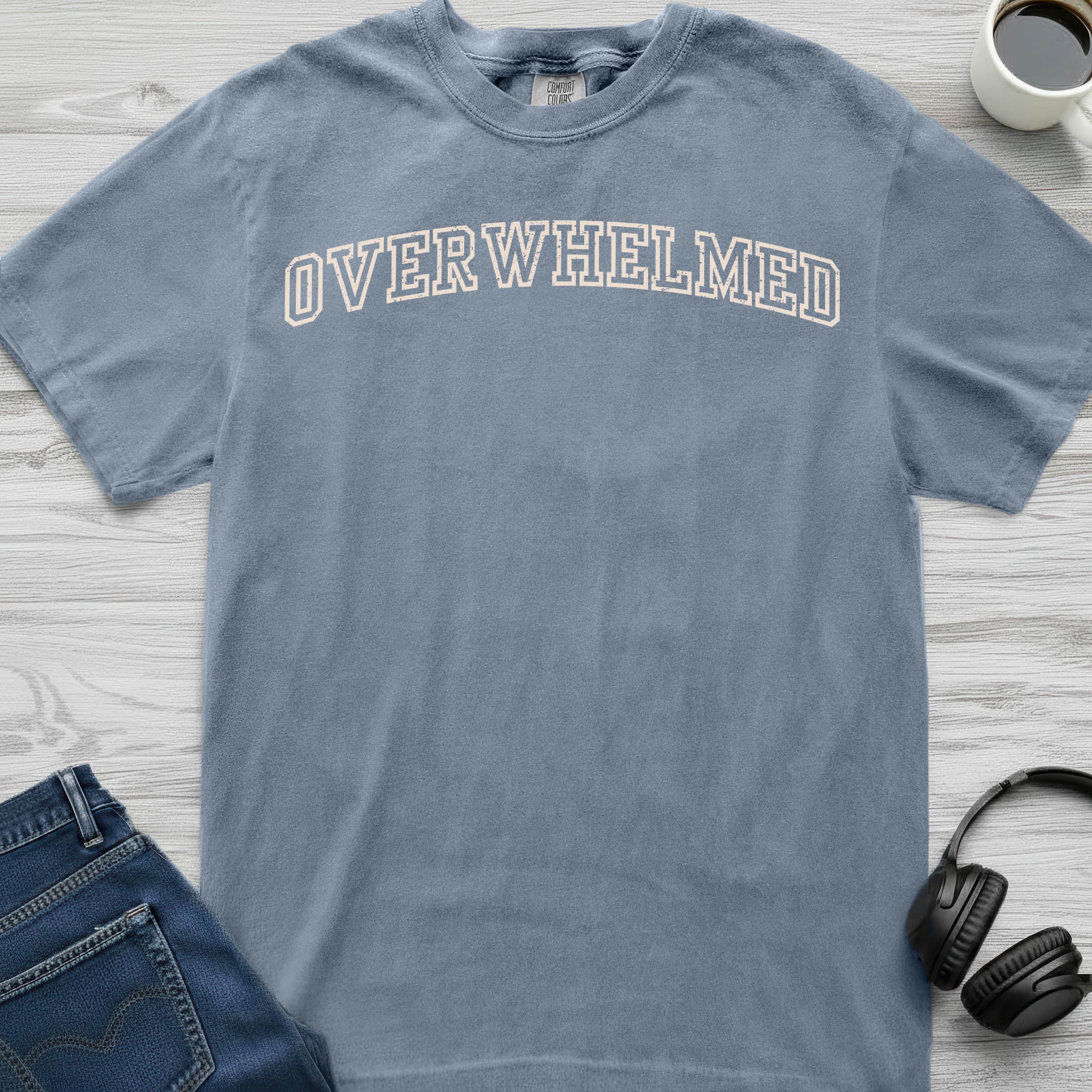Overwhelmed Varsity T-Shirt