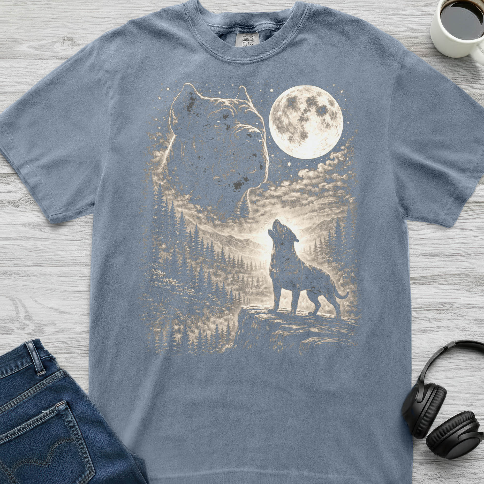Cane Corso Moon T-Shirt