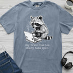 Too Many Tabs Raccoon T-Shirt