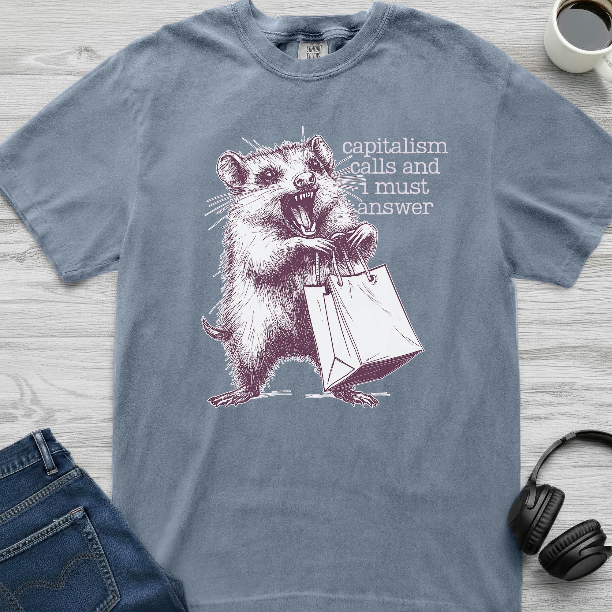 Capitalism Possum T-Shirt
